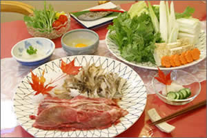 上州牛のすき焼き