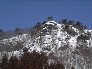 裏にある雨呼山